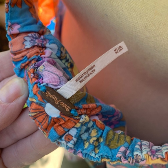 Free People Multicolor Floral Backless Dress - Picture 5 of 6